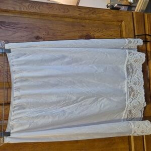 Vassarette White Half Slip 2X